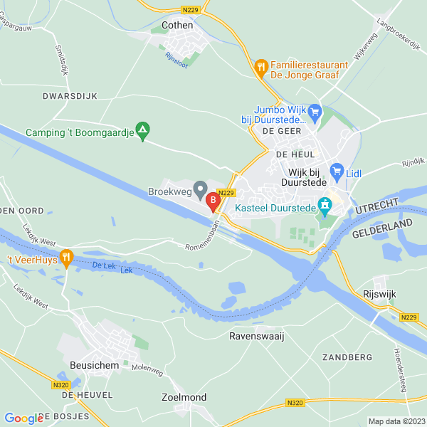 Wear2Work location map: Molenvliet 1a, Wijk bij Duurstede, Utrecht
